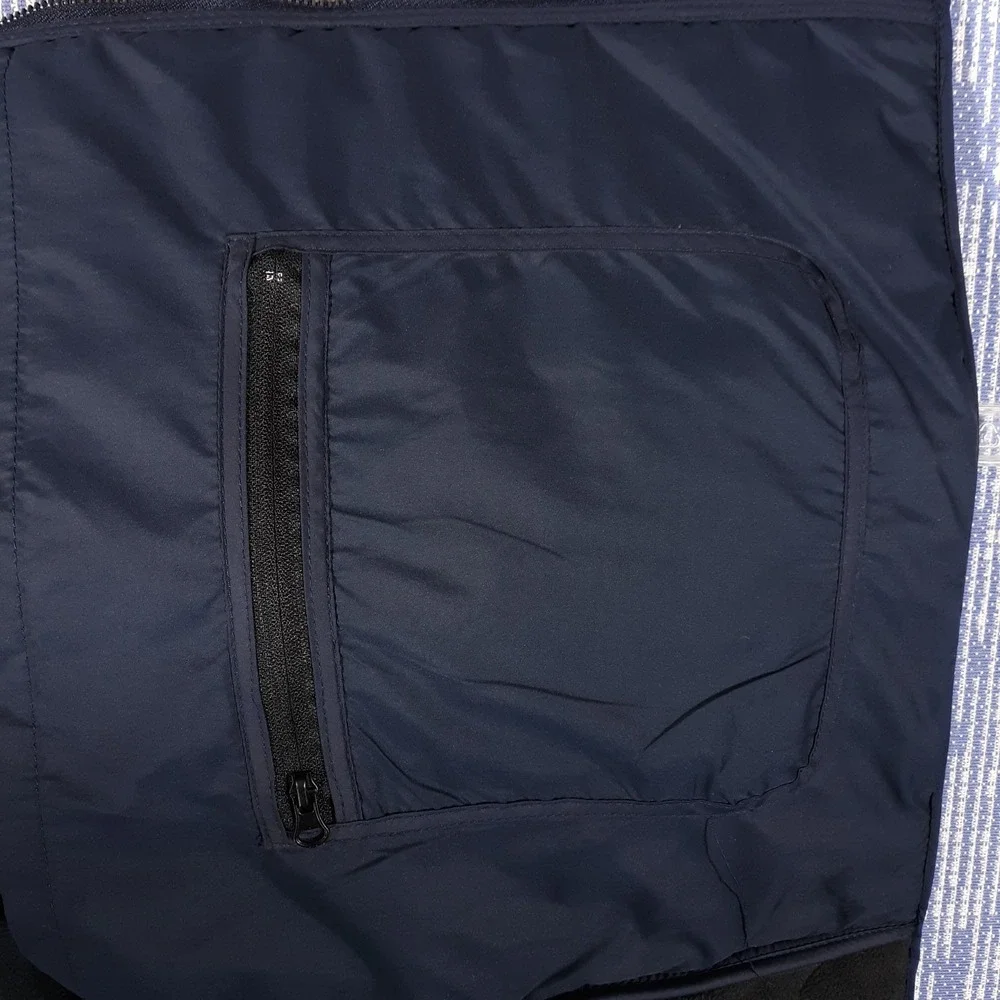 Joseph Abboud Quilted Vest Size 2XL Full Zip Blue Outdoor